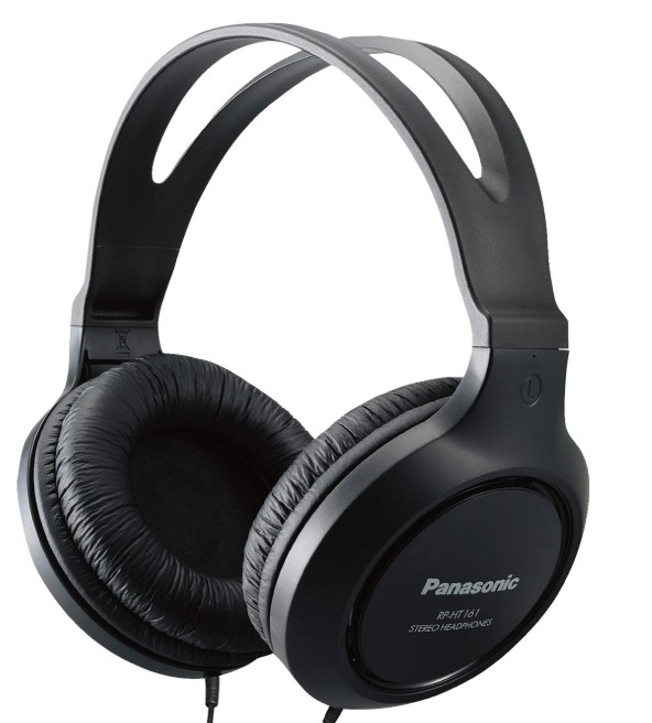 Panasonic RP-HT161-K Lightweight Over Ear Headphone