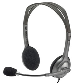 Logitech Stereo H111 online teaching headphones 1