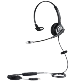 USB headset with Noise-cancelling microphone