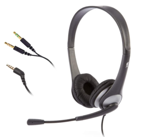 Cyber acoustics stereo headset  