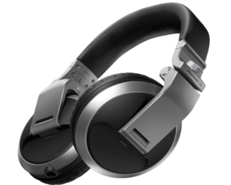 PIONEER DJ Headphones, Silver, On-Ear