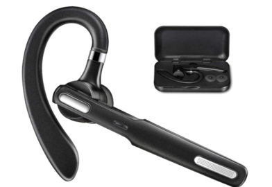 Bluetooth Headset, Wireless Bluetooth Earpiece V4.1 8-10 Hours Talktime Stereo Noise Cancelling Mic